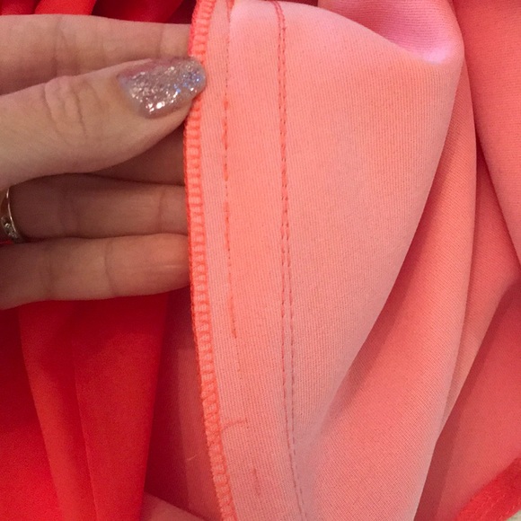 Coral BCBG gown - Picture 6 of 6